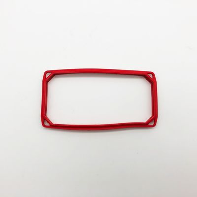 las piezas de goma moldeadas EPDM rojas 65A utilizan ampliamente juntas de goma cuadradas de Rohs