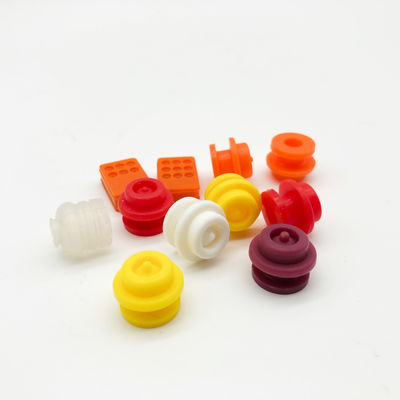 Sellos de goma de silicona para fabricación de moldes Sello de goma de polvo de silicona colorido