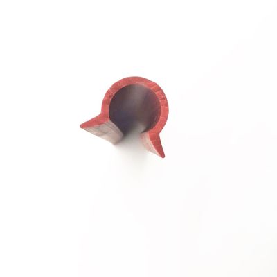 Tira de goma roja de Rohs EPDM del perfil del sello de goma del OEM 60A de la resistencia al ozono