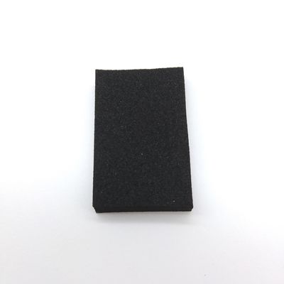 Silicone preto FDA espuma de borracha preta 32 mm X 5 mm fita de borracha dupla face em um lado
