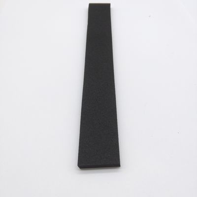 Hoja de goma de silicona negra de cinta doble ISO9001 Goma troquelada 170 mm x 5 mm